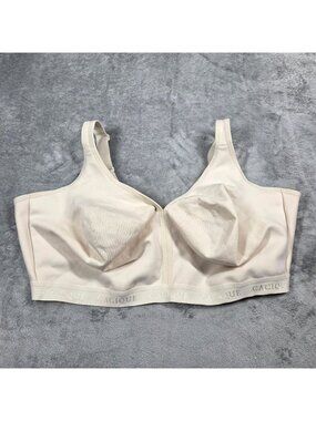 Cacique Unlined Full Coverage No Wire Bra 50H Beige